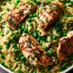 Spring Chicken Orzo With Peas First Image