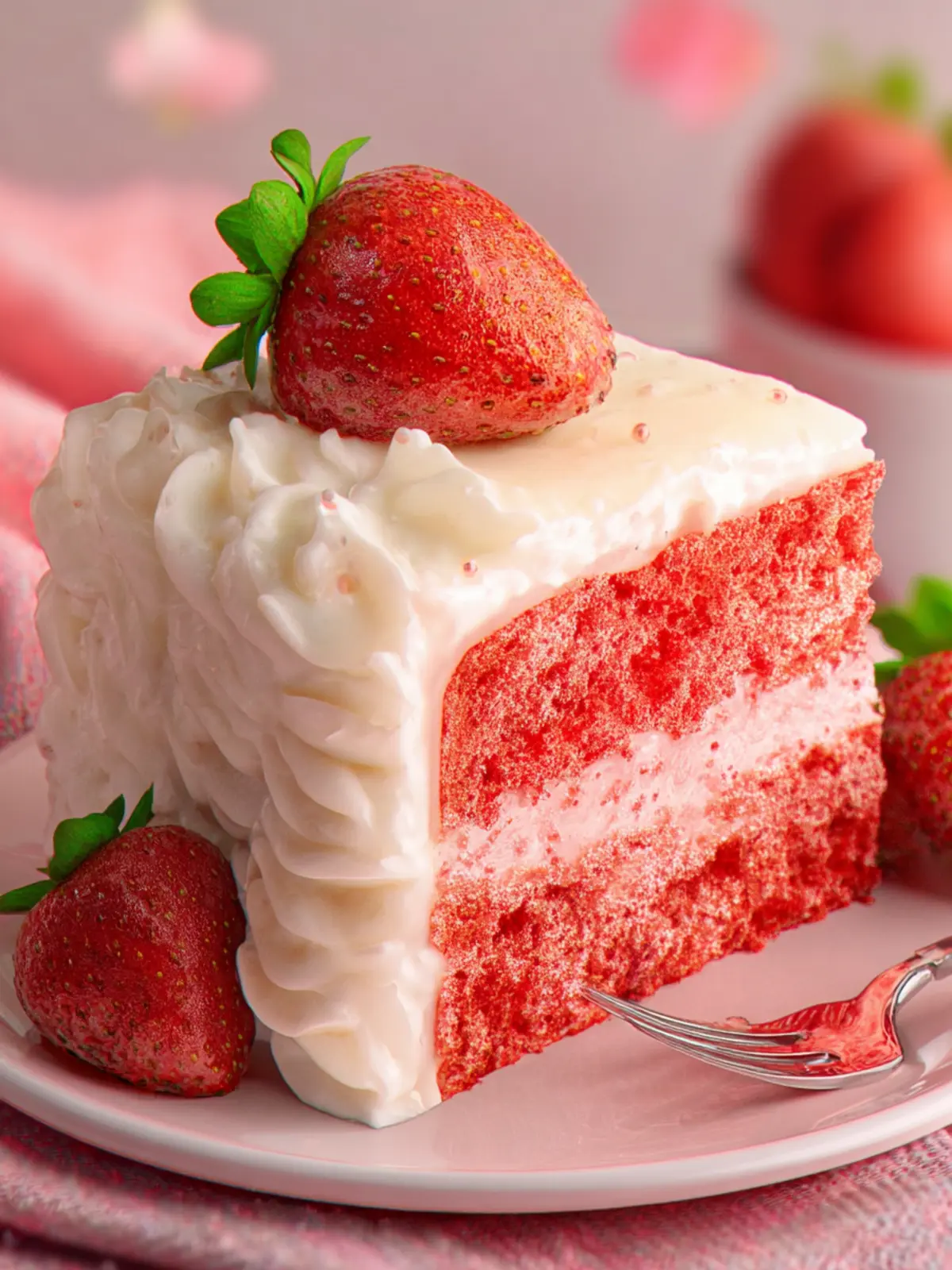 Strawberry Cake First Image
