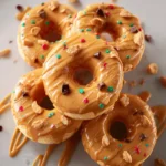 peanut butter apple slice donuts First Image