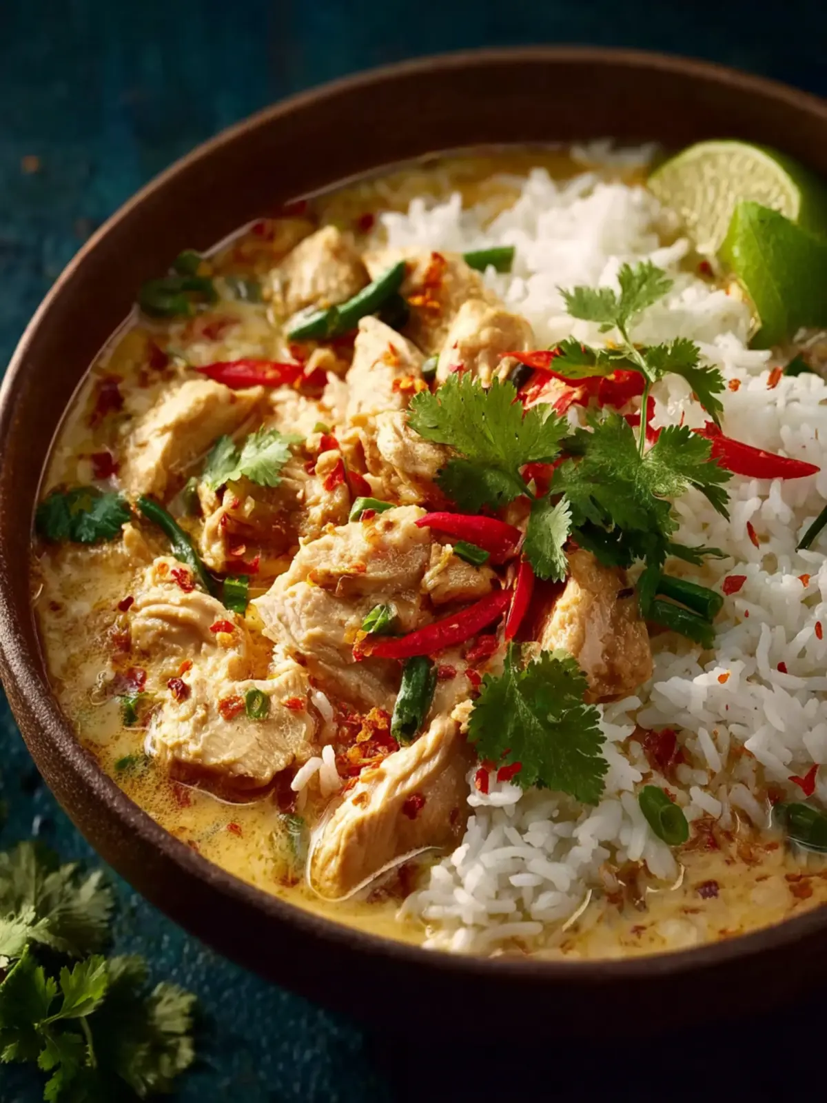 Coconut Chicken Brothy Rice First Image