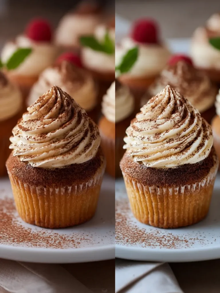 Easy Recipes: Tiramisu Cupcakes with Mascarpone Frosting First Image