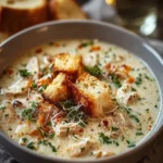 Garlic Parmesan Chicken Soup First Image