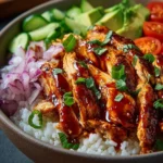 Low Carb BBQ Chicken Bowl First Image