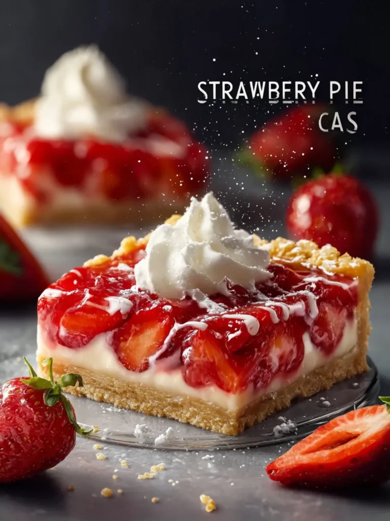 Strawberry pie bars First Image