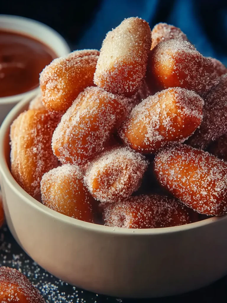 air fryer churro bites First Image