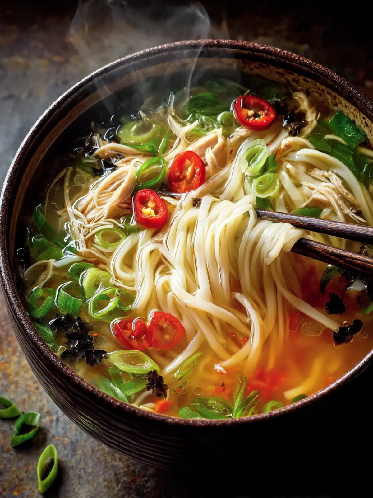 ginger garlic noodle soup First Image