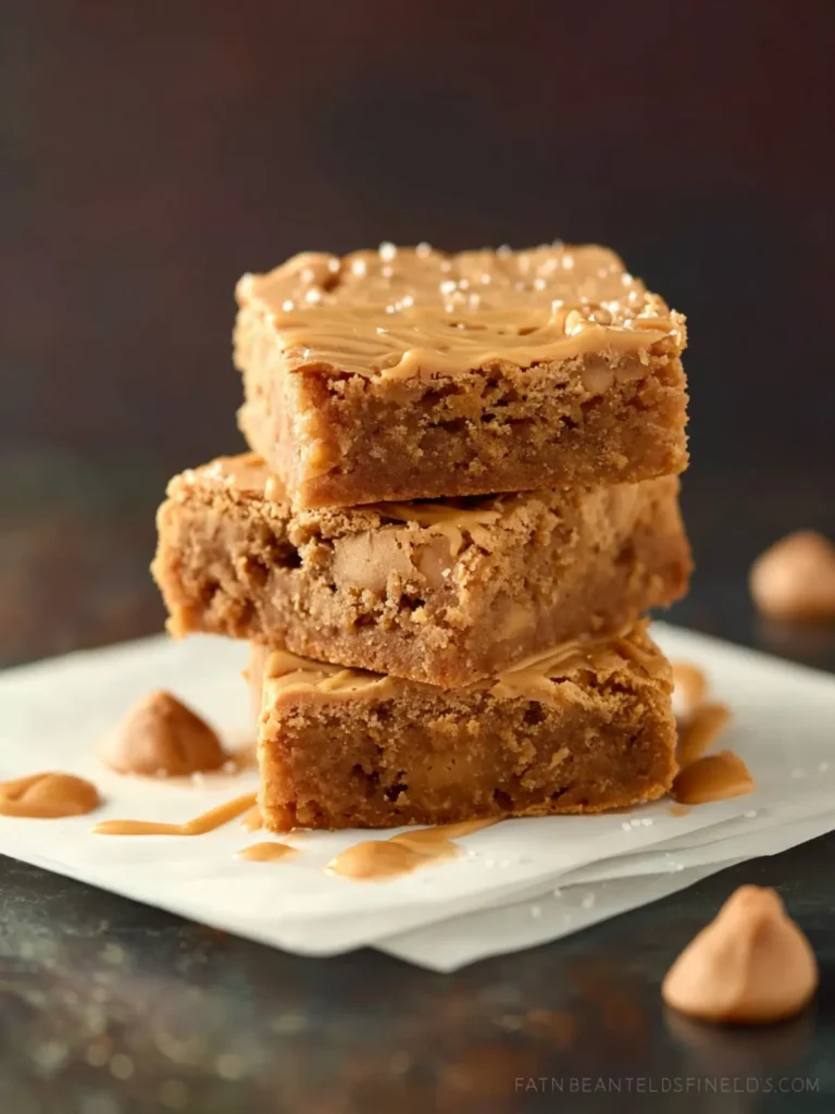 peanut butter blondies gluten free First Image