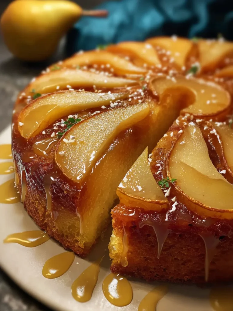pear upside down cake First Image