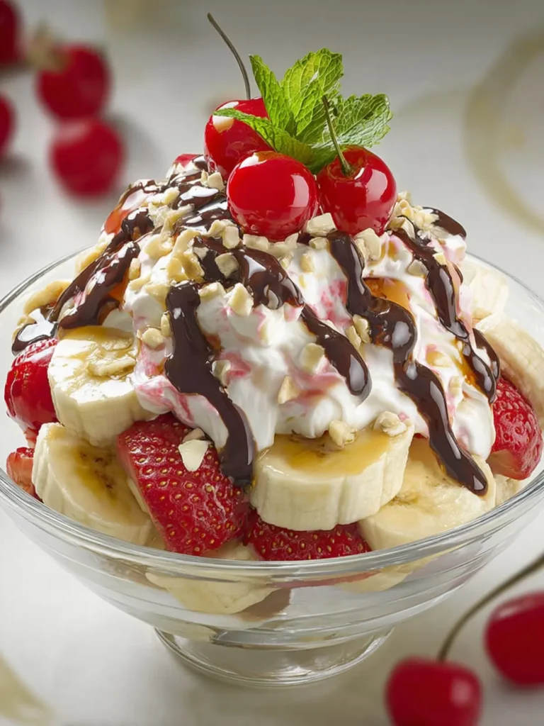 Banana Split Dessert Salad First Image
