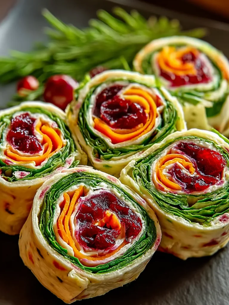 Cinco de Mayo Cherry Veggie Wrap Pinwheels: Flavor Fiesta First Image