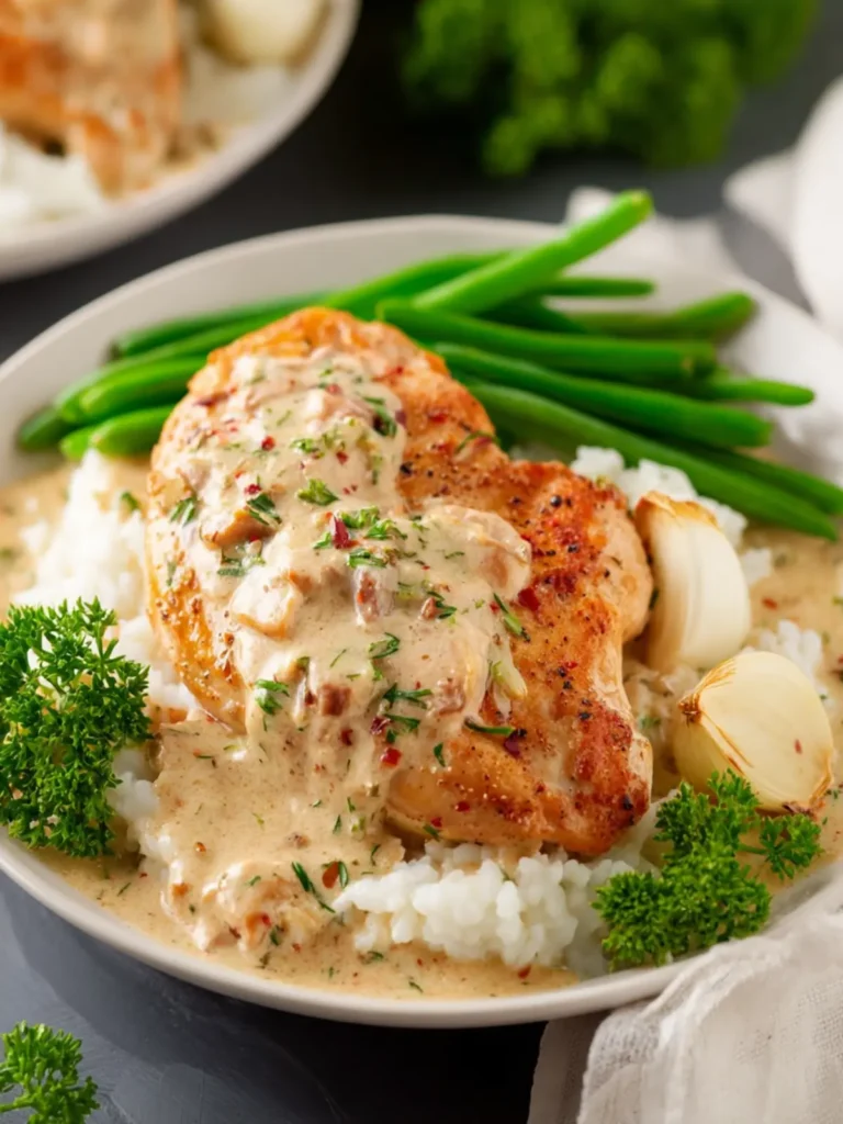 Creamy Garlic Chicken First Image