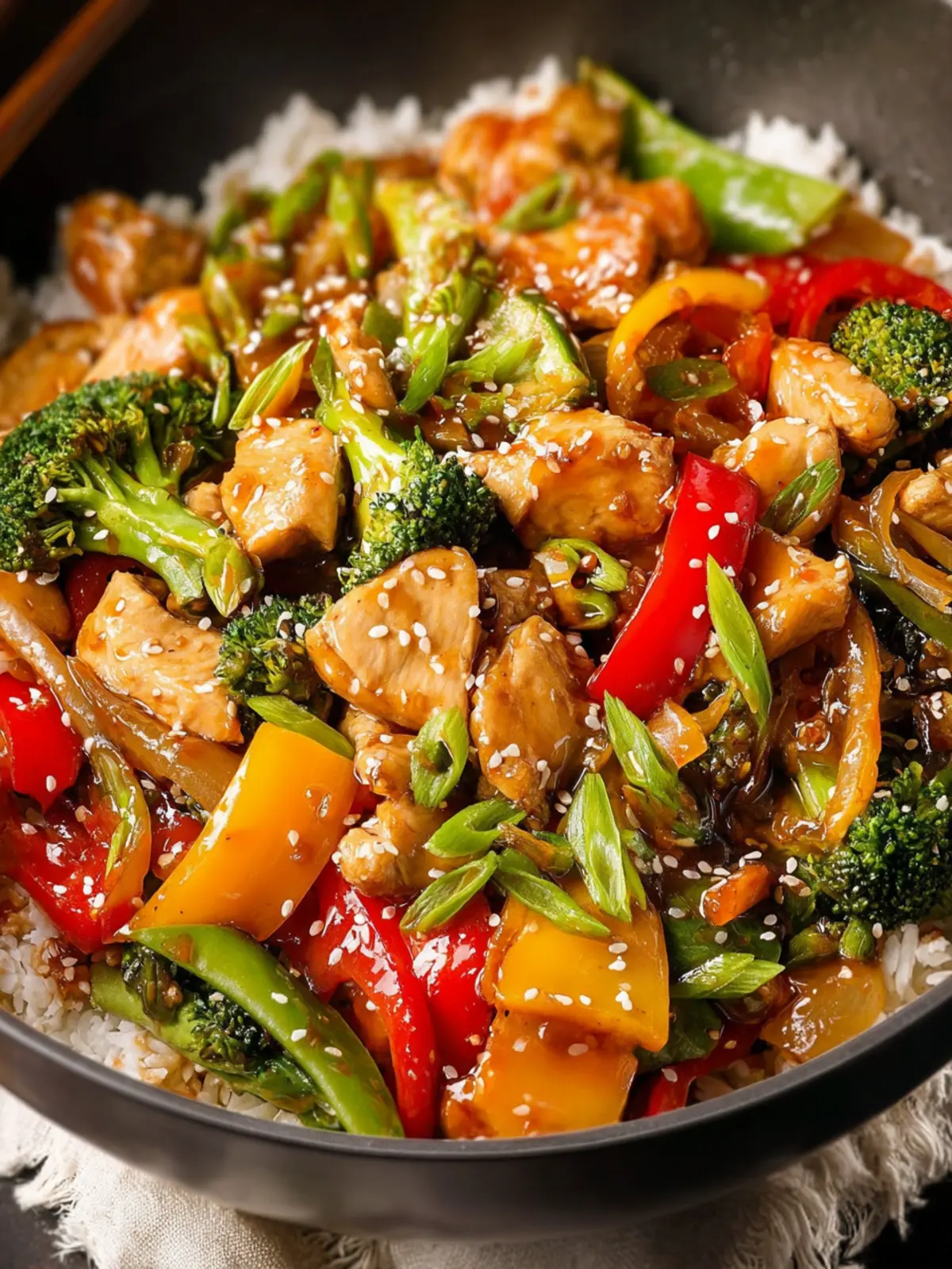 Easy Chicken Stir Fry With Homemade Sauce First Image