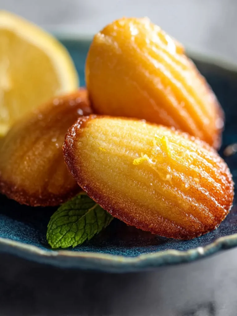Glazed Lemon Madeleines First Image