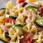 Greek Shrimp Pasta Salad First Image