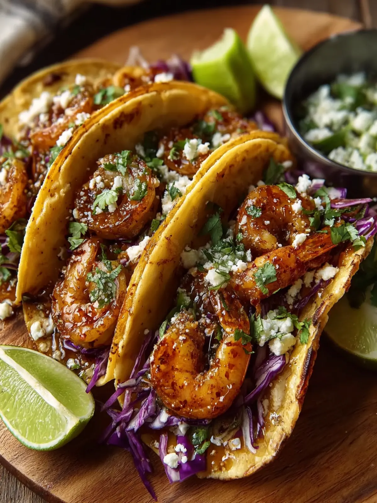 Honey Chipotle Shrimp Tacos First Image