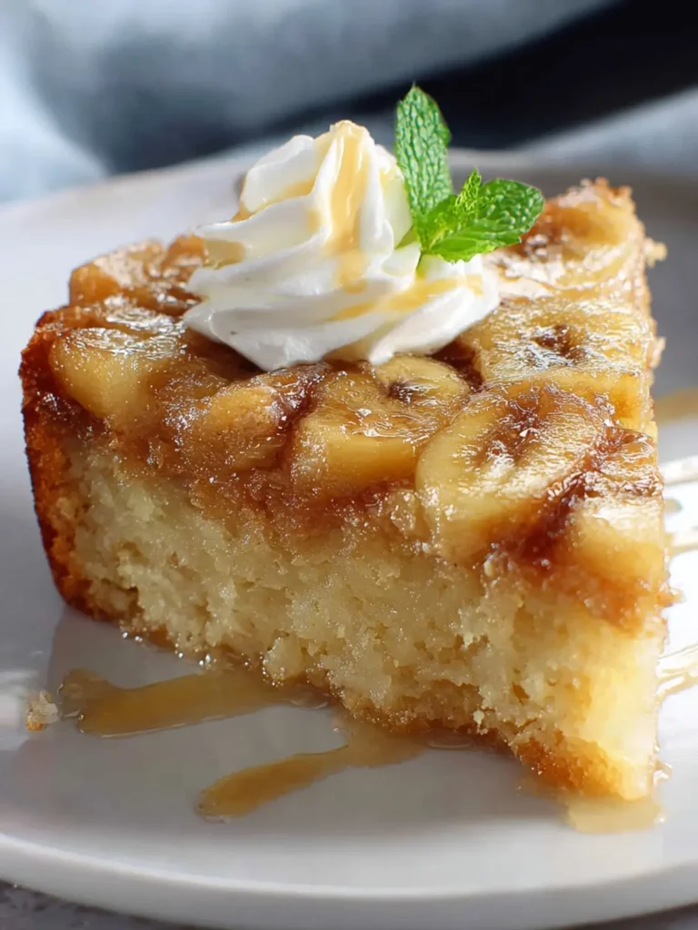 Mini Banana Upside Down Cake First Image