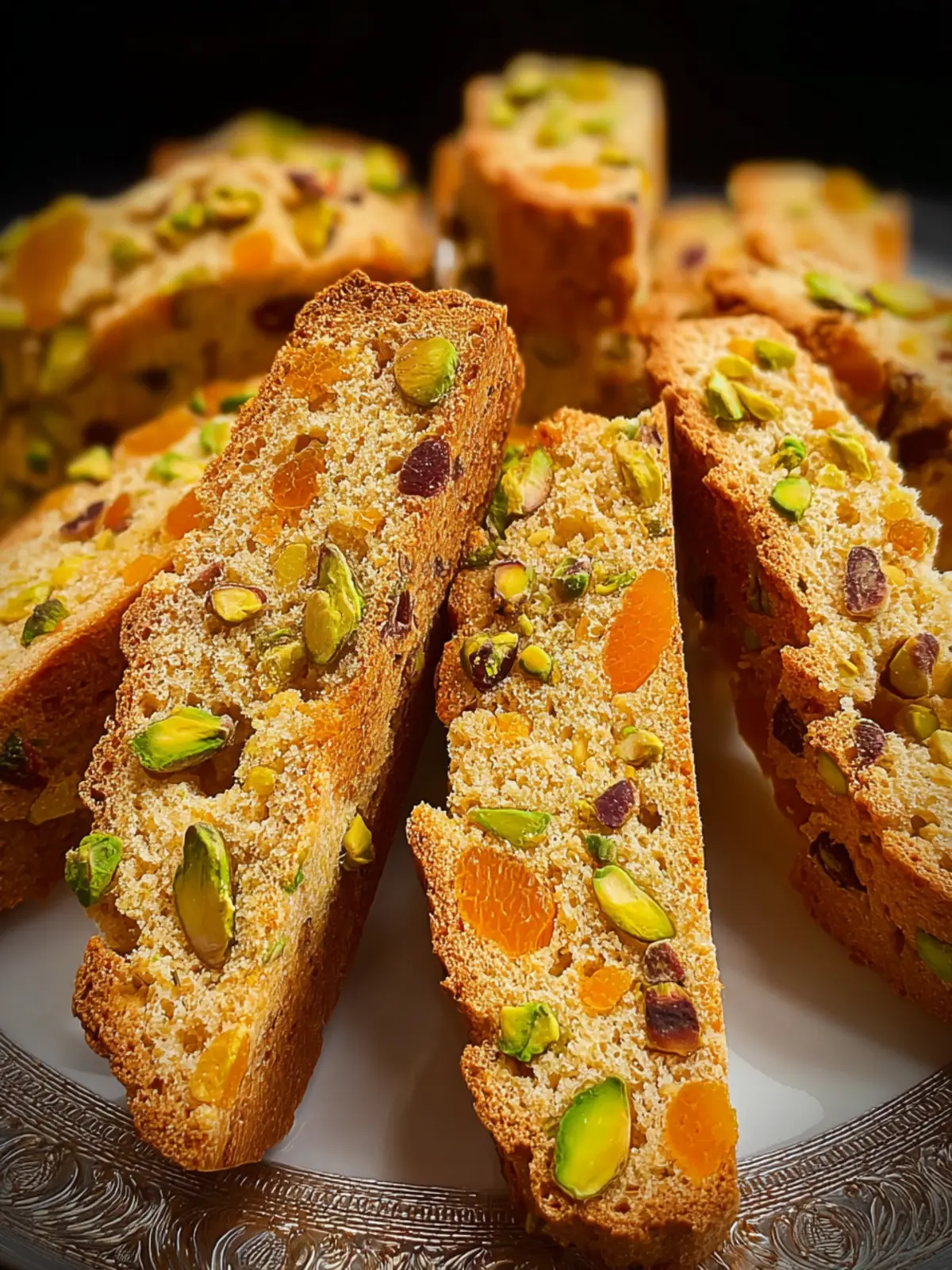 Orange Apricot Pistachio Biscotti: Irresistible Crunchy T… First Image