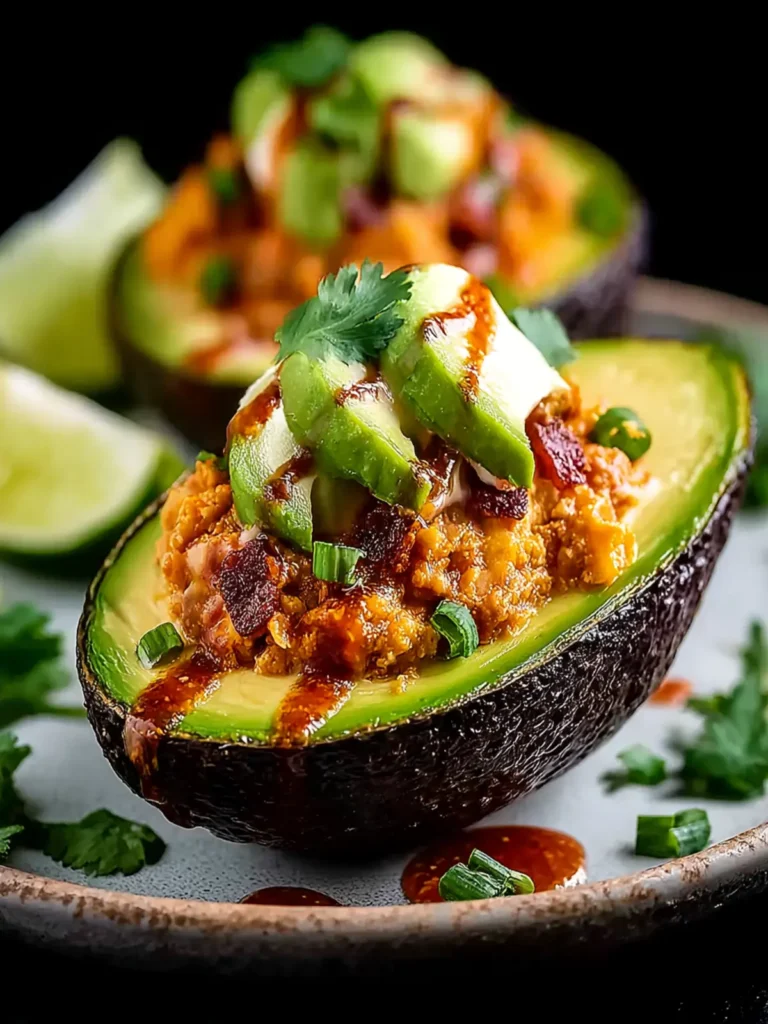 Taco Stuffed Avocados: Irresistibly Savory Delight First Image